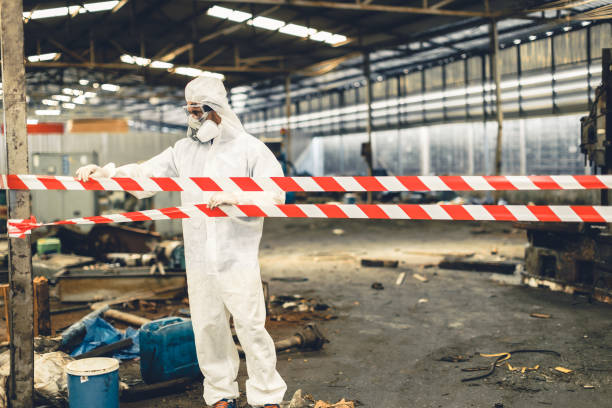 Professional Odor Removal technician working in Bellaire, TX